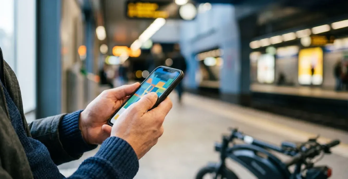 Rappresentazione dell'ultimo miglio urbano con soluzioni di mobilità integrata